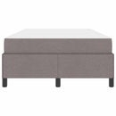 Box spring seng Gråbrun 120 x 190 cm Stof