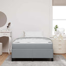 Box spring seng Lysegrå 120 x 200 cm Stof
