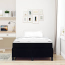 Box spring seng Sort 120 x 200 cm Stof