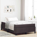 Box spring seng Mørk Brun 120 x 200 cm Stof