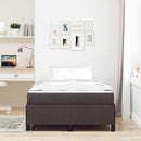 Box spring seng Mørk Brun 120 x 200 cm Stof