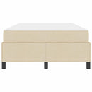 Box spring seng Creme 120 x 200 cm Stof
