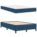 Box spring seng Blå 120 x 200 cm Stof