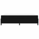 Box spring seng med madras Sort 140 x 190 cm Stof
