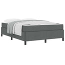Box spring seng Mørkegrå 140 x 200 cm Stof
