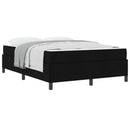 Box spring seng Sort 140 x 200 cm Stof
