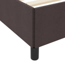 Box spring seng Mørk Brun 140 x 200 cm Stof