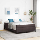 Box spring seng Mørk Brun 140 x 200 cm Stof