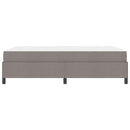 Box spring seng Gråbrun 140 x 200 cm Stof