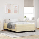 Box spring seng Creme 140 x 200 cm Stof