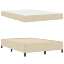 Box spring seng Creme 140 x 200 cm Stof