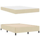 Box spring seng Creme 140 x 200 cm Stof