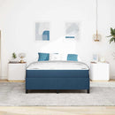 Box spring seng Blå 140 x 200 cm Stof