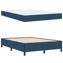 Box spring seng Blå 140 x 200 cm Stof
