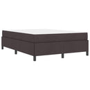 Box spring seng Mørk Brun 160 x 200 cm Stof