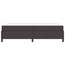 Box spring seng Mørk Brun 160 x 200 cm Stof