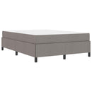 Box spring seng Gråbrun 160 x 200 cm Stof