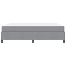 Box spring seng Lysegrå 180 x 200 cm Stof