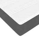 Box spring seng Mørkegrå 180 x 200 cm Stof