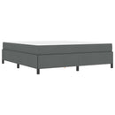 Box spring seng Mørkegrå 180 x 200 cm Stof