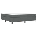 Box spring seng Mørkegrå 180 x 200 cm Stof