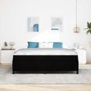 Box spring seng Sort 180 x 200 cm Stof