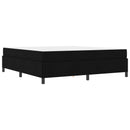 Box spring seng Sort 180 x 200 cm Stof