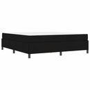 Box spring seng Sort 180 x 200 cm Stof