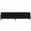 Box spring seng Sort 180 x 200 cm Stof