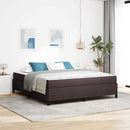 Box spring seng Mørk Brun 180 x 200 cm Stof