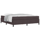 Box spring seng Mørk Brun 180 x 200 cm Stof