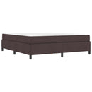Box spring seng Mørk Brun 180 x 200 cm Stof