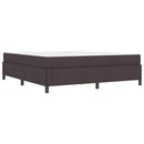 Box spring seng Mørk Brun 180 x 200 cm Stof