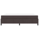 Box spring seng Mørk Brun 180 x 200 cm Stof