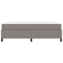 Box spring seng Gråbrun 180 x 200 cm Stof
