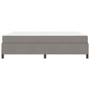 Box spring seng Gråbrun 180 x 200 cm Stof