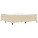 Box spring seng Creme 180 x 200 cm Stof