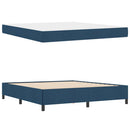 Box spring seng Blå 180 x 200 cm Stof