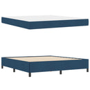 Box spring seng Blå 180 x 200 cm Stof