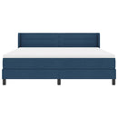 Box spring seng med hovedgærde Blå 200 x 180 cm Stof