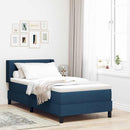 Box spring seng med hovedgærde Blå 200 x 80 cm Stof