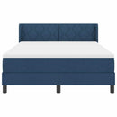 Box spring seng med hovedgærde Blå 200 x 160 cm Stof