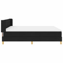 Box spring seng med madras Sort 200 x 180 cm Stof
