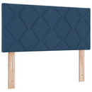 Box spring seng med hovedgærde Blå 200 x 80 cm Stof