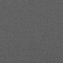 Box spring seng med hovedgærde Mørkegrå 200 x 100 cm Stof