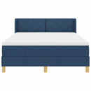 Box spring seng med hovedgærde Blå 200 x 160 cm Stof