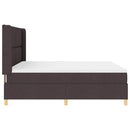 Box spring seng med hovedgærde Mørk Brun 180 x 200 cm Stof