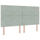 Box spring seng med madras Lysegrå 180 x 200 cm Fløjl