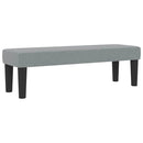 Box spring seng med hovedgærde Lysegrå 120 x 200 cm Stof
