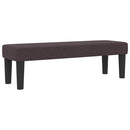 Box spring seng med hovedgærde Mørk Brun 200 x 200 cm Stof